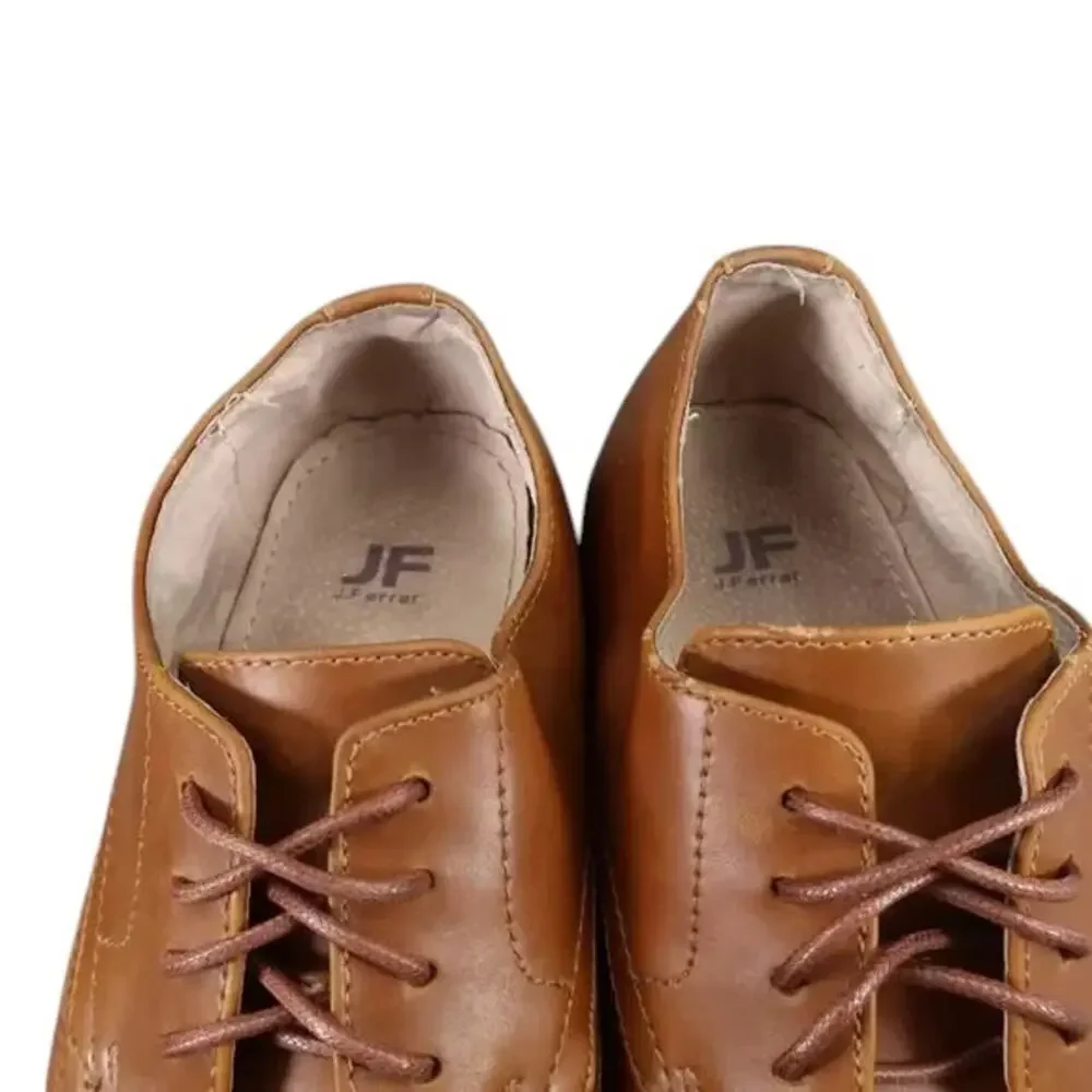 J.Ferrar Shoes Mens 9 Oxford Derby Dress Formal Classic Bike Toe Professional